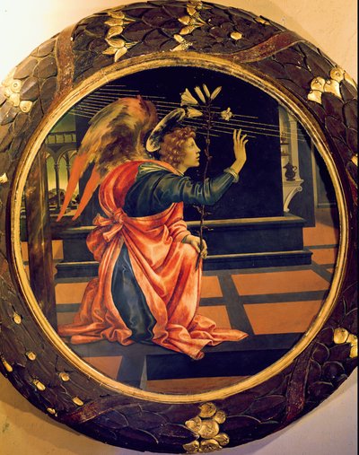 The Angel of the Annunciation, c.1483 by Filippino Lippi